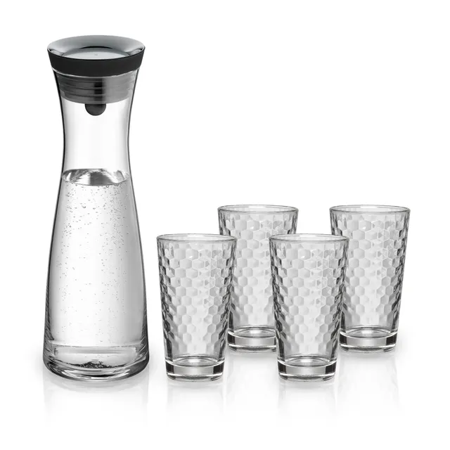 Basic Set Wasserkaraffe mit 4 Gläsern