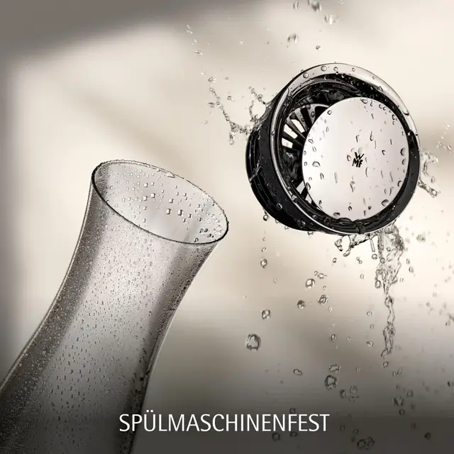 Basic Wasserkaraffe, 1,5 l, Schwarz