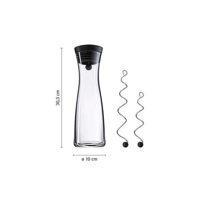 Basic Wasserkaraffe mit 2 Fruchtspießen