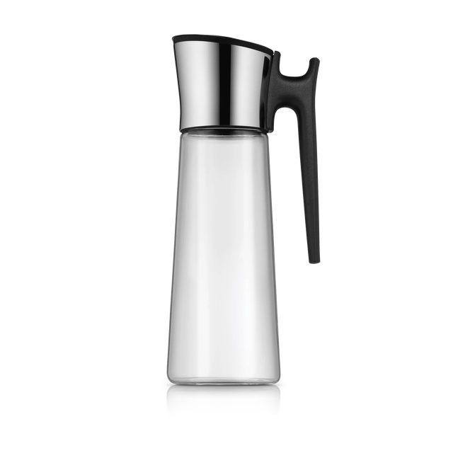 Basic Wasserkaraffe mit Griff, 1,5 l, Schwarz