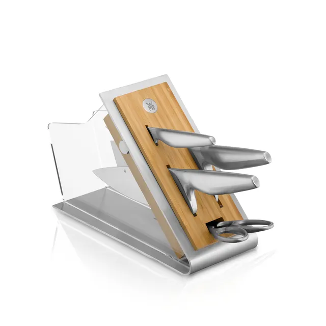 Chef`s Edition Messer-Set mit Messerblock für die asiatische Küche, 5-teilig