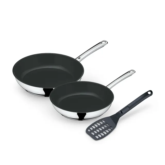 Devil Bratpfannen-Set, 3-teilig, 24 cm + 28 cm + Pfannenwender