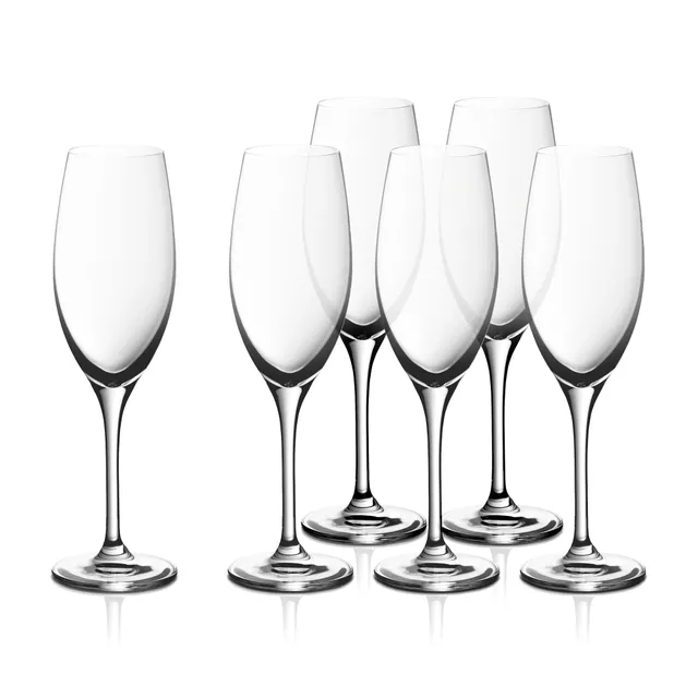 EasyPlus Champagnerkelche, 6 Stück