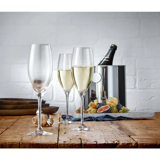 EasyPlus Champagnerkelche, 6 Stück