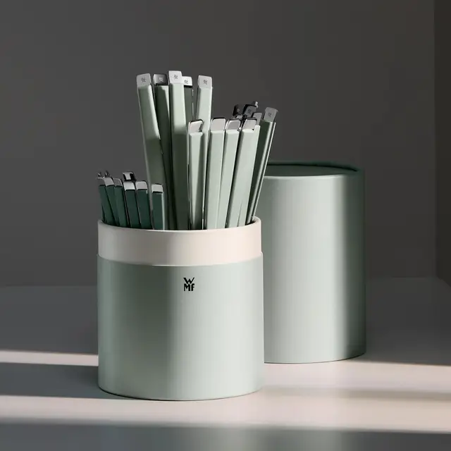 Emotion Besteck-Set, Cromargan® hochwertiger Edelstahl, Frosty Green, 30-teilig