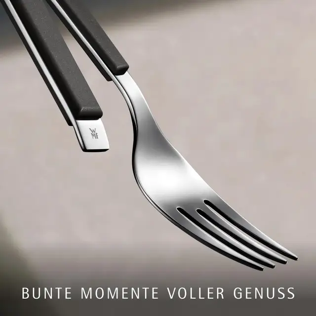 Emotion Besteck-Set, Cromargan® hochwertiger Edelstahl, Lava, 30-teilig