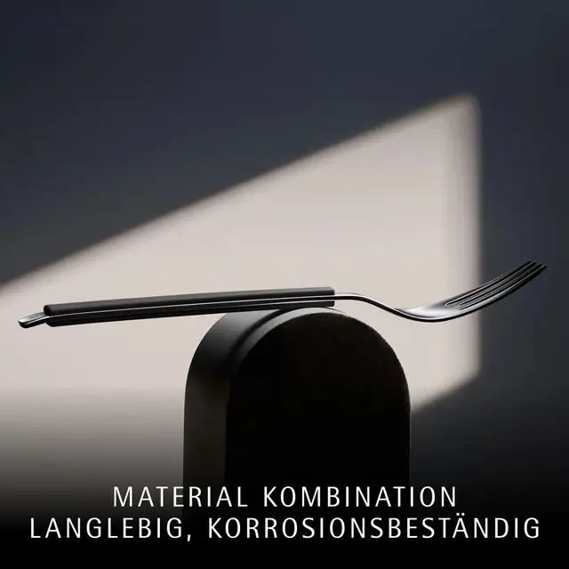 Emotion Besteck-Set, Cromargan® hochwertiger Edelstahl, Lava, 30-teilig