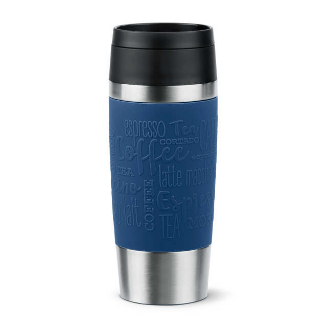 Emsa Travel Mug Classic Isolierbecher 0,36L Dunkelblau N20203