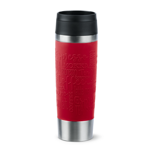 Emsa Travel Mug Classic Isolierbecher 0,5L Dunkelrot N20222