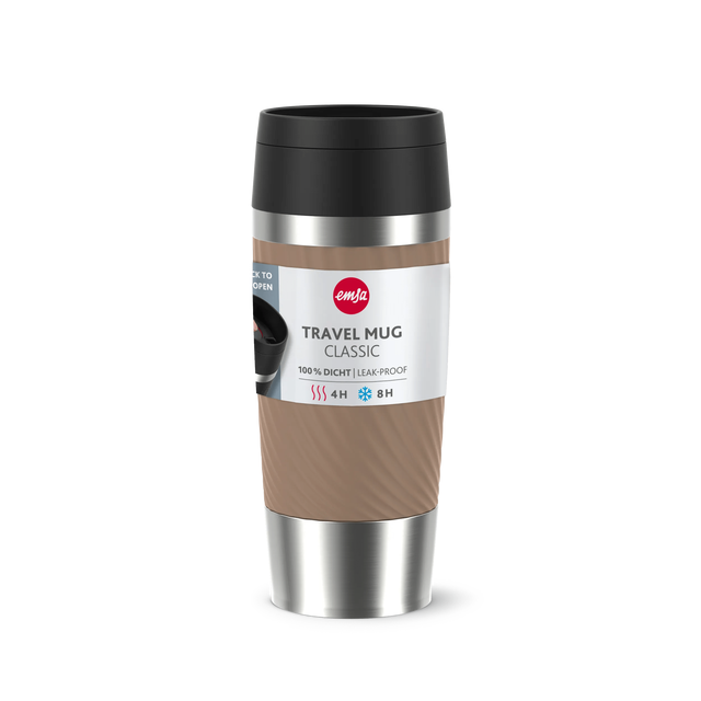 Emsa Travel Mug Classic Twist Isolierbecher 0,36L Braun N20253