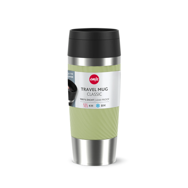 Emsa Travel Mug Classic Twist Isolierbecher 0,36L Grün N20255