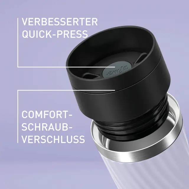 Emsa Travel Mug Classic Twist Isolierbecher 0,36L Lavendel N20256