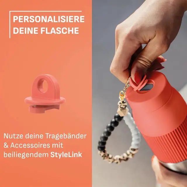 Emsa beYou Twist Bottle, Isolier-Trinkflasche, 0,7 L, N21933