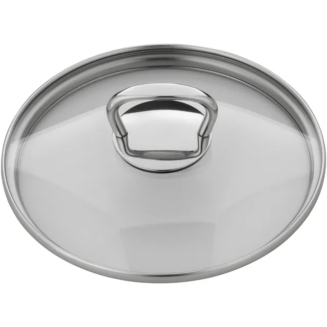 Ersatz-Glasdeckel mit eckigem Griff, 16 cm
