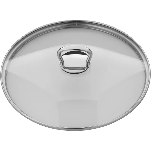 Ersatz-Glasdeckel mit eckigem Griff, 24 cm