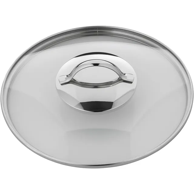 Ersatz-Glasdeckel mit rundem Griff, 24 cm