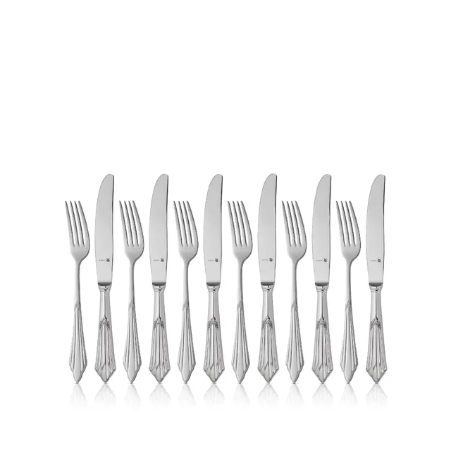 Fächer Dessertbesteck-Set, 12-teilig, Cromargan protect®