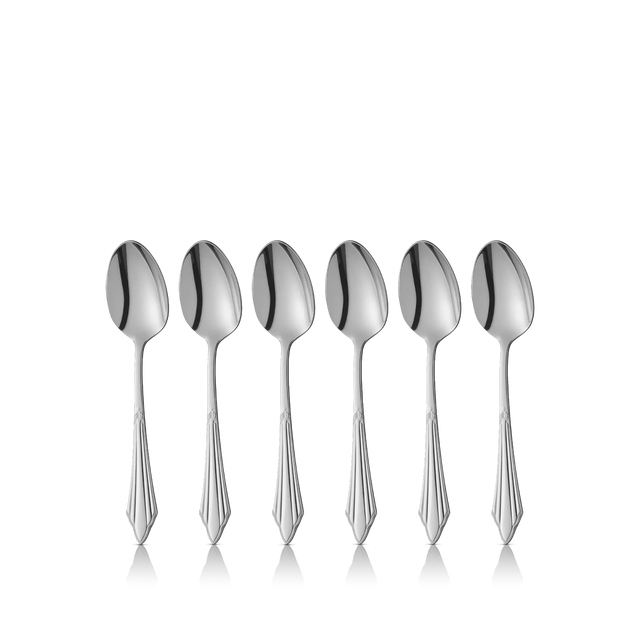 Fächer Espressolöffel-Set, 6 Stück, Cromargan protect®