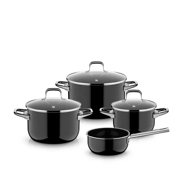 Fusiontec Essential Pro, Topf-Set, 4-teilig, Black