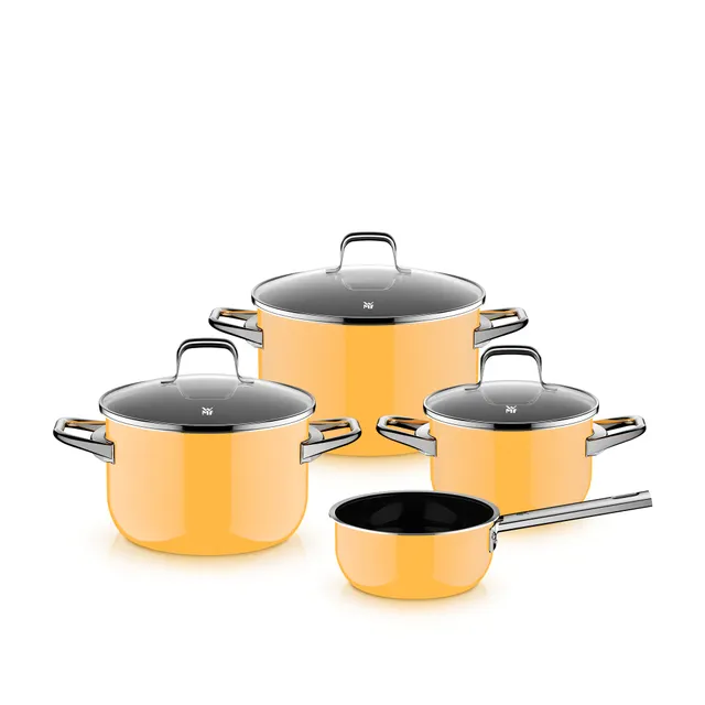 Fusiontec Essential Pro, Topf-Set, 4-teilig, Mango Yellow