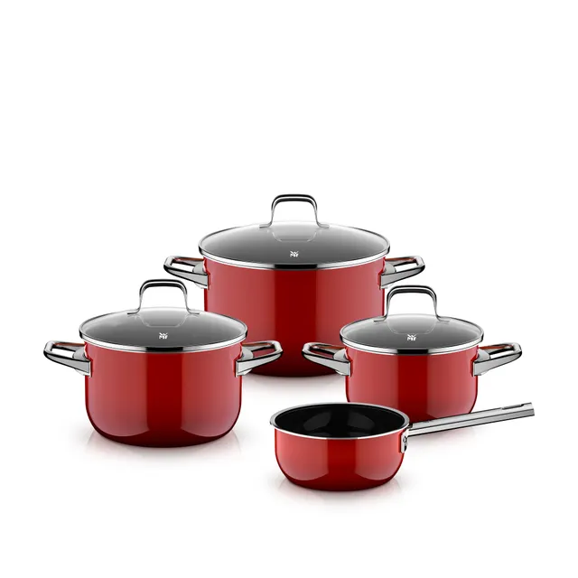Fusiontec Essential Pro, Topf-Set, 4-teilig, Passion Red