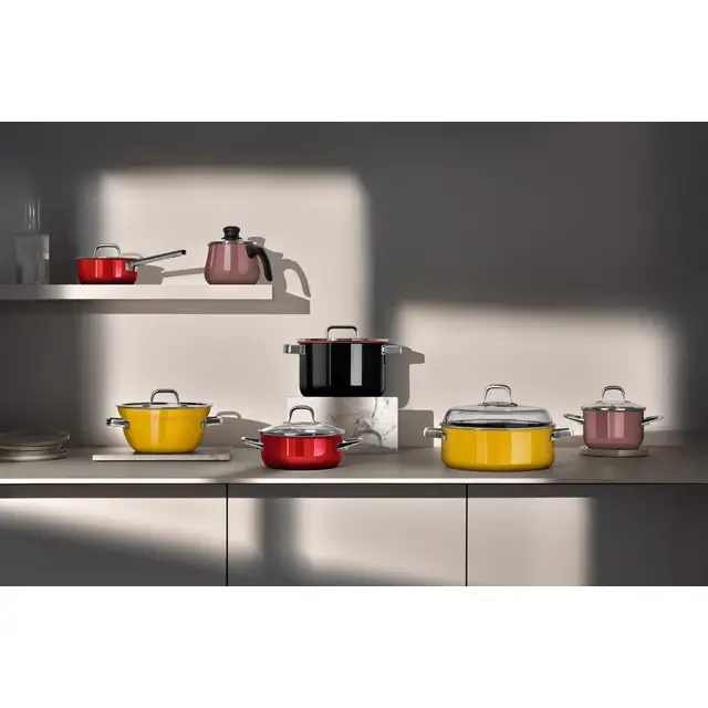 Fusiontec Essential Pro, Topf-Set, 4-teilig, Passion Red
