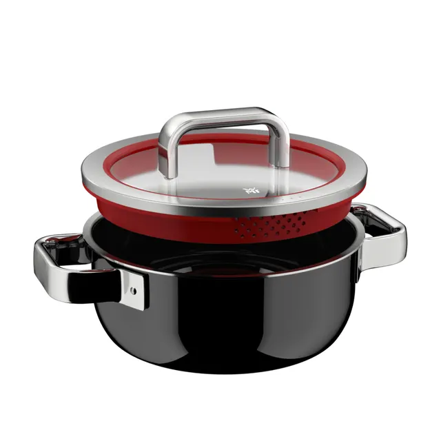 Fusiontec Function Pro, Bratentopf mit Deckel, 20 cm, Black