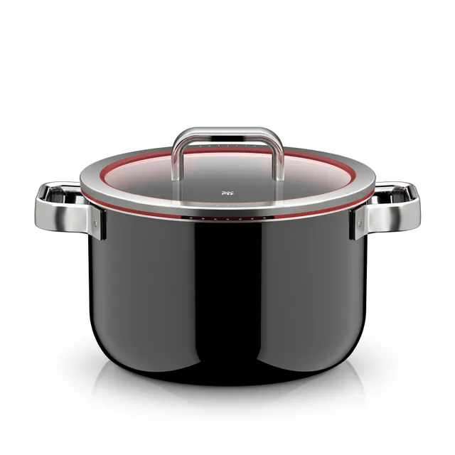 Fusiontec Function Pro, Kochtopf mit Deckel, 24 cm, Black