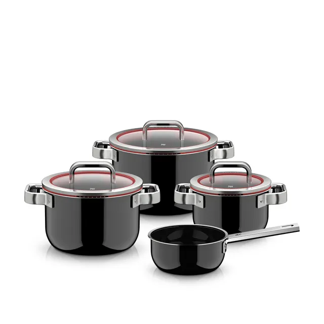 Fusiontec Function Pro, Topf-Set, 4-teilig, Black