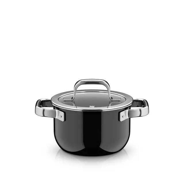Fusiontec Mineral Pro, Kochtopf mit Deckel, 16 cm, Black