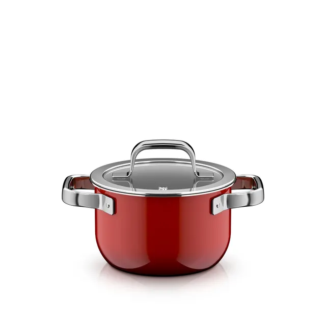 Fusiontec Mineral Pro, Kochtopf mit Deckel, 16 cm, Passion Red