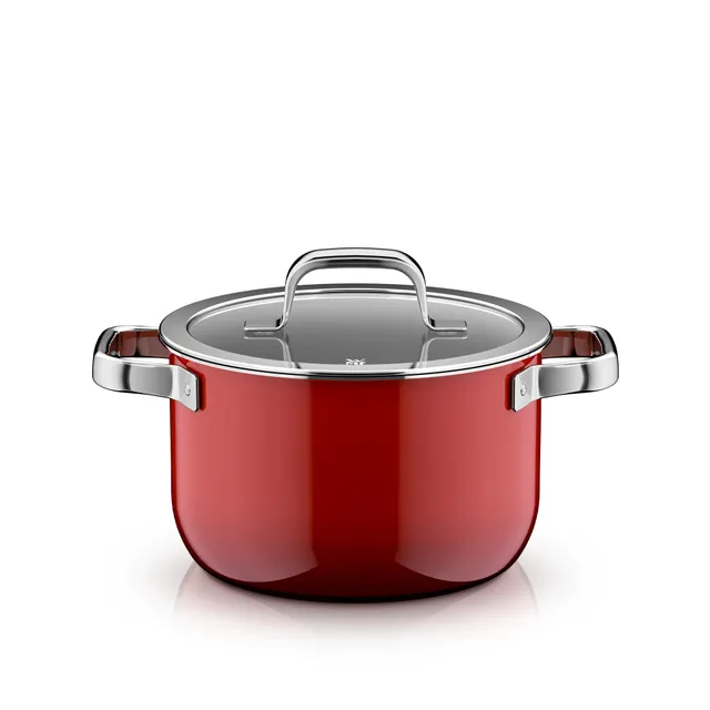 Fusiontec Mineral Pro, Kochtopf mit Deckel, 20 cm, Passion Red