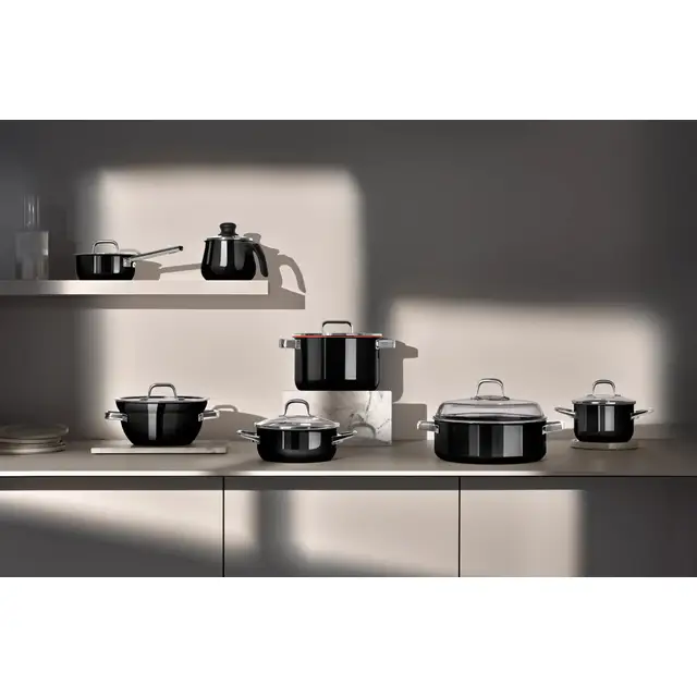 Fusiontec Mineral Pro, Topf-Set, 4-teilig, Black