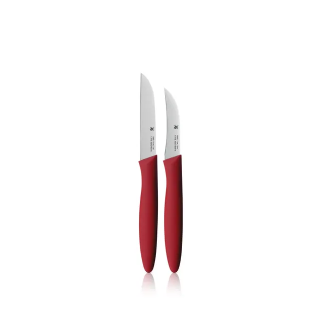 Gemüsemesser-Set, 2-teilig, Rot