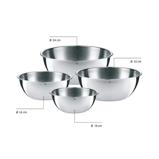Gourmet Küchenschüssel-Set, 4-teilig