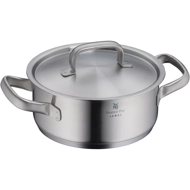 Gourmet Plus Bratentopf mit Deckel, 20 cm