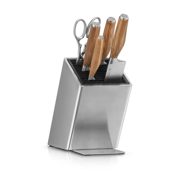 Grand Wood Messer-Set mit FlexTec Messerblock, 6-teilig