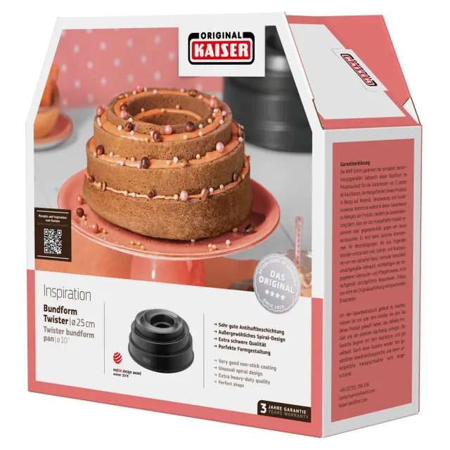 KAISER Inspiration Bundform Twister, 25 cm