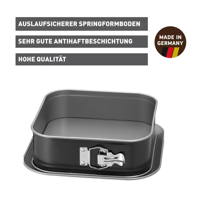 KAISER Inspiration Springform quadratisch, 24 x 24 cm
