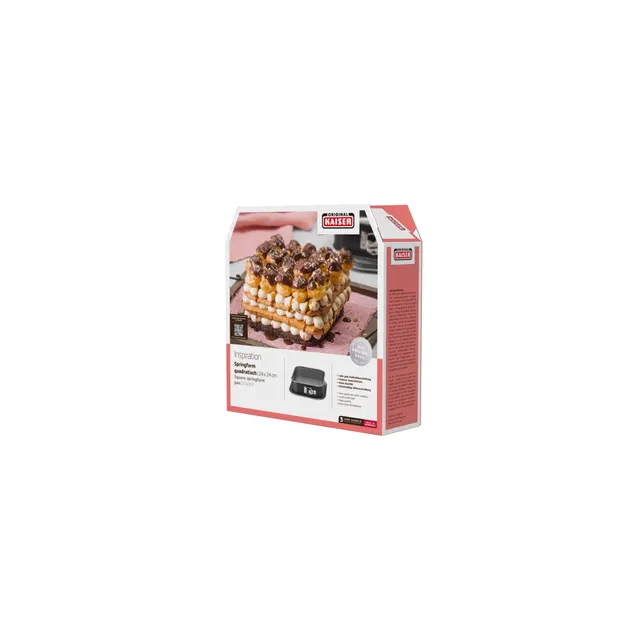 KAISER Inspiration Springform quadratisch, 24 x 24 cm