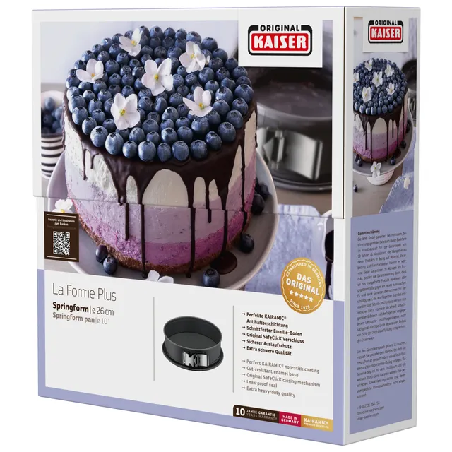 KAISER La Forme Plus Springform mit SafeClick, 26 cm