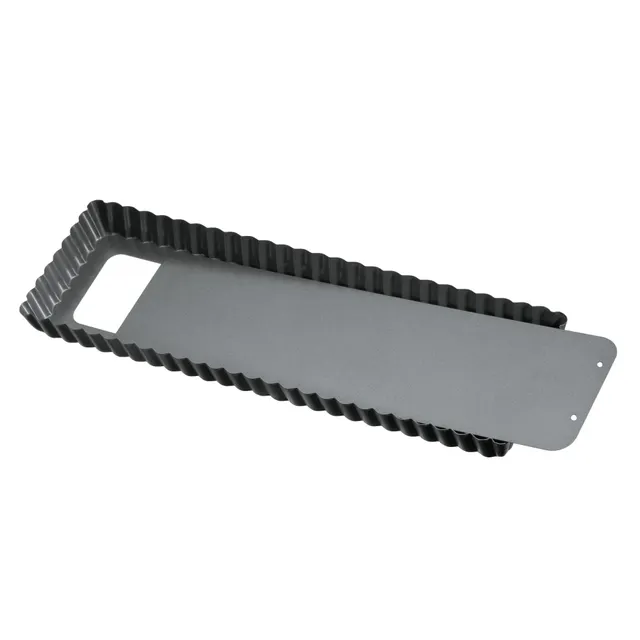 KAISER La Forme Plus Tarte- und Quicheform mit Hebeboden, rechteckig, 35 x 13 cm