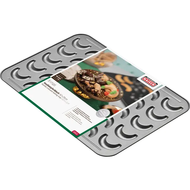 KAISER X-mas Vanillekipferl Backblech, 42 x 29 cm