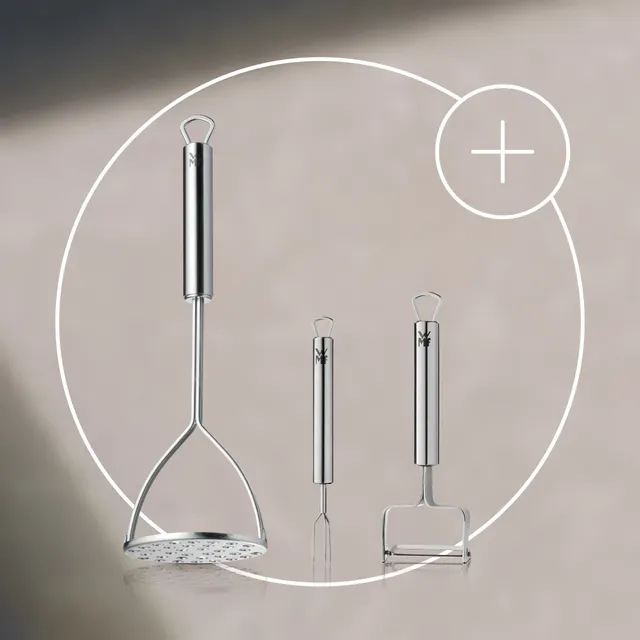 Kartoffel-Set: Profi Plus Küchenhelfer für Kartoffelzubereitung, 3-teilig
