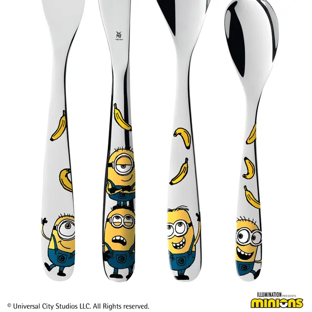 Kinderbesteck-Set Minions®, 4-teilig