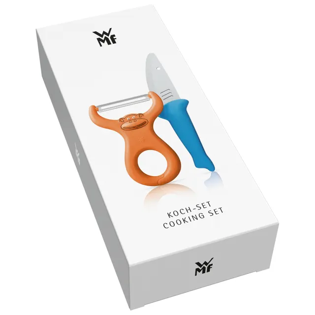 Kinderkoch-Set mit Gemüseschäler und Messer, 2-teilig