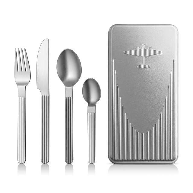 Lufthansa Ju First Class Besteckset, 4-teiliges Set, limitierte Edition