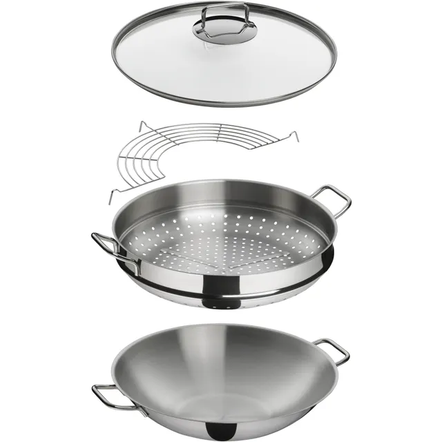 Macao Wok-Set, 36 cm, 4-teilig