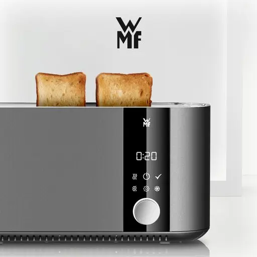 Master Set: Langschlitz-Toaster mit Brötchenaufsatz und Wasserkocher