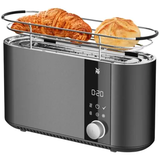 Master Set: Langschlitz-Toaster mit Brötchenaufsatz und Wasserkocher